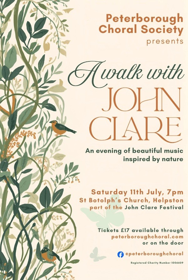John Clare Concert Flyerg