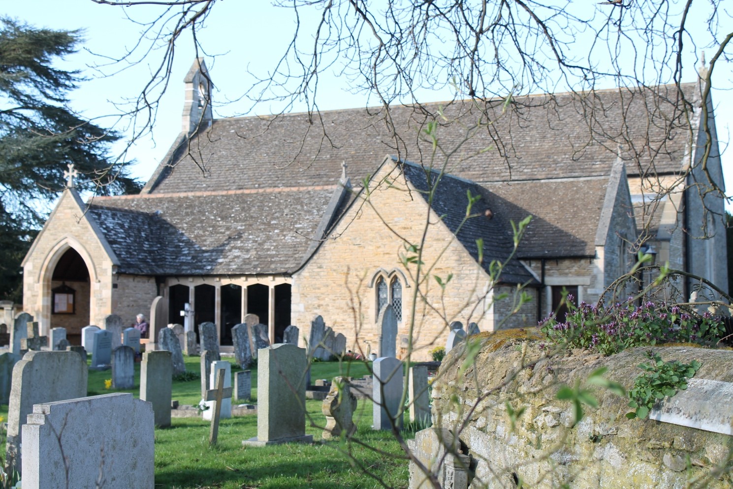 South view of church